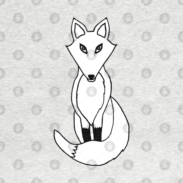 White Fox by BlakCircleGirl